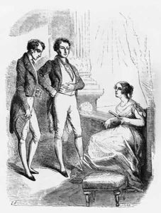 Rastignac introduced to Madame de Nucingen by Laisne