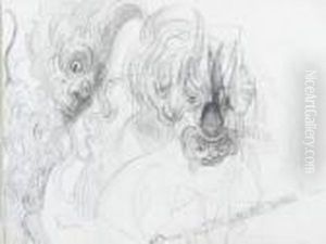Masques Et Demons by James Ensor