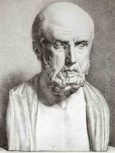 Portrait of Hippocrates 2 by Langlume