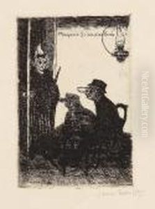 Les Masques Scandalises by James Ensor