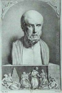 Portrait of Hippocrates by Langlume