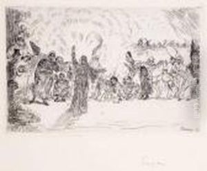 Le Christ Aux Mendiants by James Ensor