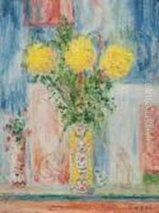 Fleurs En Jaunisse by James Ensor