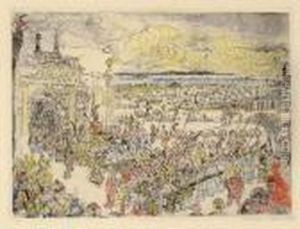 Triomphe Romain by James Ensor