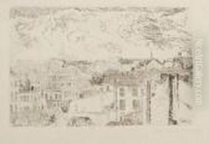 Les Toits A Ostende - De Daken Te Oostende by James Ensor