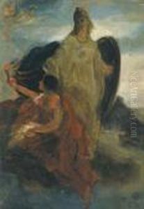 Scene Mythologique Avecminerve by James Ensor