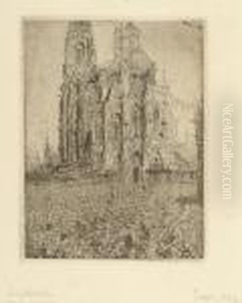 La Cathedrale (1886)(1ste Plate) - view 1