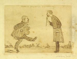 Fridolin Et Gragapanca D""""yperdamme by James Ensor
