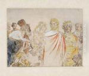 Le Denier De Cesar (1888) by James Ensor