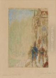 Menu Pour Charles Vos (1896) by James Ensor