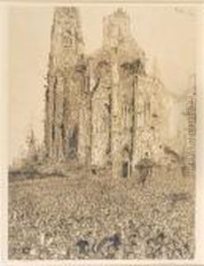 La Cathedrale. 2de Plate (1896) by James Ensor
