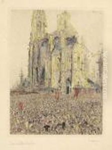 La Cathedrale (1896) 2e Plaat by James Ensor