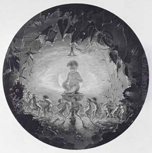 Puck and the Fairies by William Home Lizars