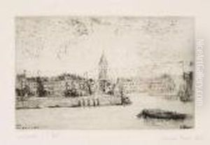 Vue D'ostende A L'est (1888) by James Ensor
