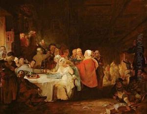 A Scotch Wedding 1811 by William Home Lizars