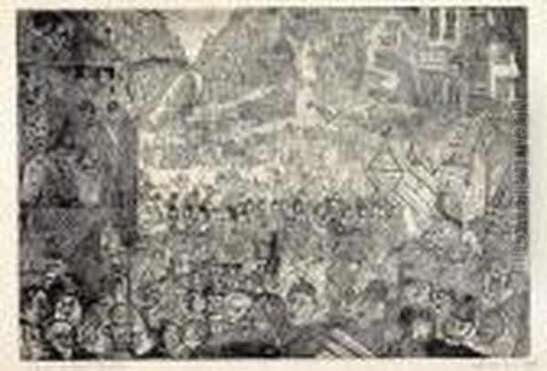 L'entree Du Christ A Bruxelles (1898) - view 1