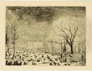 Les Patineurs T65 by James Ensor