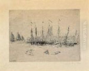 Chaloupes (1888) by James Ensor