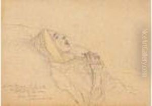 Ma Mere Morte (1915) by James Ensor