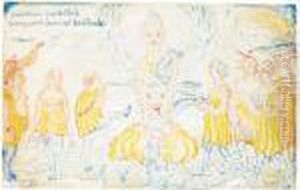Basbleus Isabelles Invoquant Laurent Tailhade by James Ensor