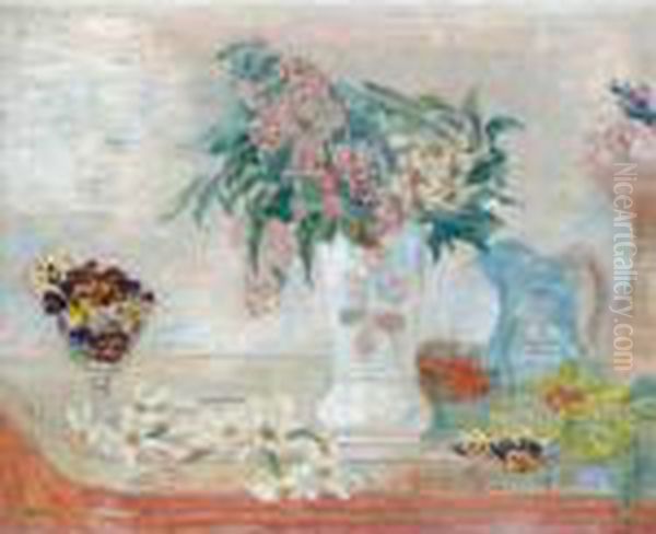 Jonquilles, Lilas Et Violettes - view 1