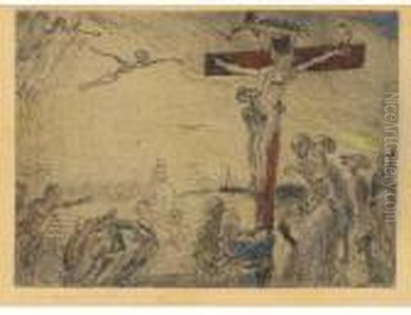 Le Christ Tourmente Par Les Demons - view 1
