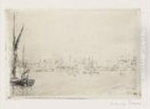Vue Du Port D'ostende by James Ensor