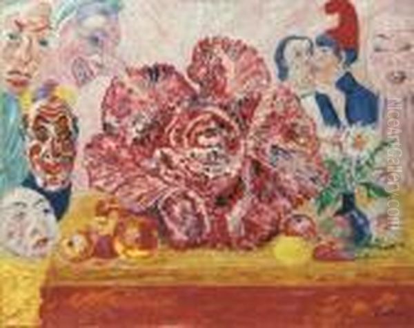 Chou Rouge Et Masques - view 1