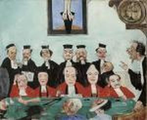 Les Bons Juges by James Ensor