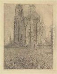 La Cathedrale, 1re Planche by James Ensor