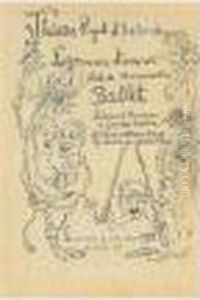 Programme Pour Le Ballet ``la Gamme D'amour (flirt De Marionnettes)' by James Ensor