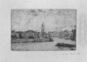 Nieuport (#) Capture Of A Strange Town (#) Ostend (#) Boulevard Van Iseghem by James Ensor