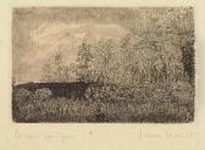 Pont Rustique<</b> by James Ensor