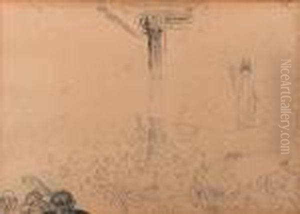 Jsus Chassant Les Marchands Du Temple - Christ Driving The Moneychangers From The Temple - view 1