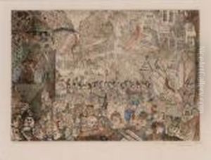 The Entry Of Christ Into Brussels by James Ensor