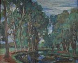 Bord De Riviere Dans L'eure Et Loir