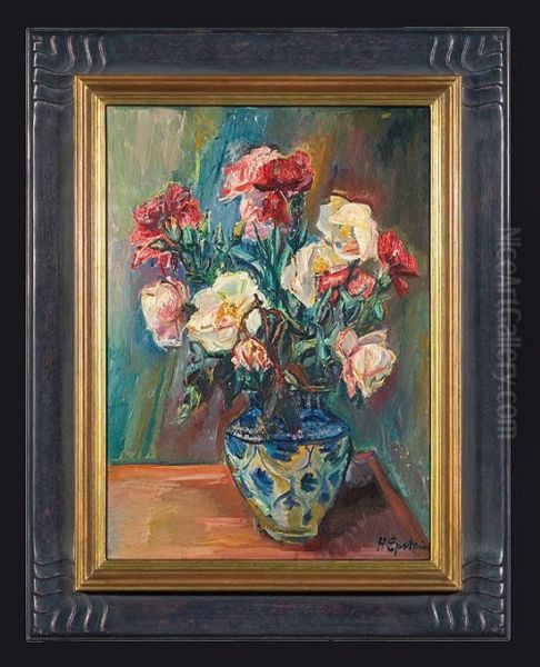 Roses In A Vase - view 1