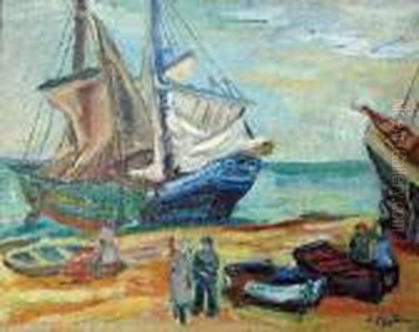 Lodzie Rybackie Na Brzegu - view 1