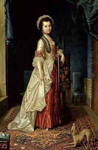 Portrait of a young Girl in an Elegant Interior Portrait of a young Girl in an Elegant Interior
