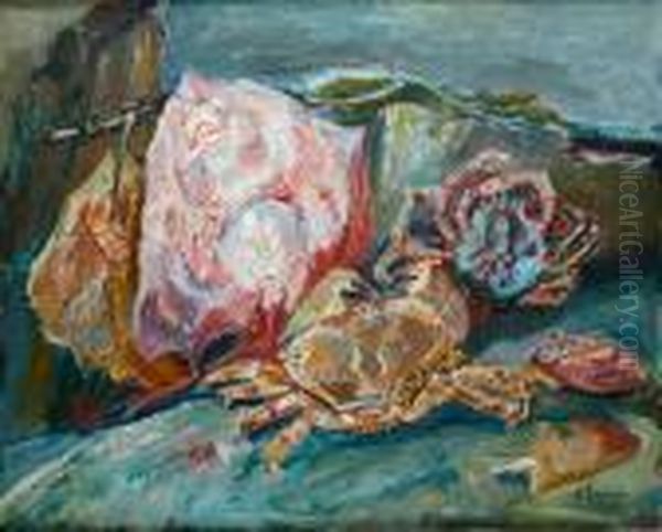 Martwa Natura Z Krabami - view 1