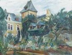 Nordfranzosisches Gutshaus. by Henri Epstein