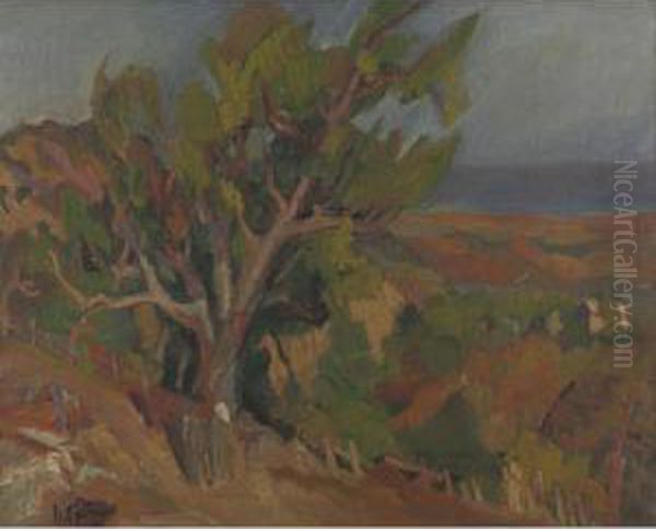 Mediterranean Landscape With Figures - view 1