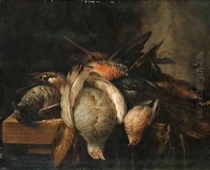 Dead birds on a ledge
