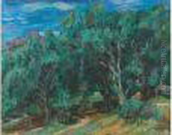 Paysage De Provence, Les Oliviers - view 1