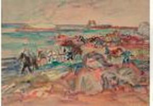 Etudie A
Munich, Puis Arrive A Paris En 1911. A Montparnasse, Il Suit Les
Cours D'une Academie Libre Et Reside A La Ruche Ou Il Se Lie A
Kremegne, Modigliani Et Soutine. Deporte En Allemagne, Epstein
Disparait En by Henri Epstein