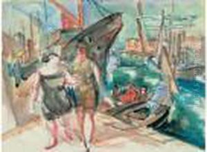 Etudie A
 Munich, Puis Arrive A Paris En 1911. A Montparnasse, Il Suit Les
 Cours D'une Academie Libre Et Reside A La Ruche Ou Il Se Lie A
 Kremegne, Modigliani Et Soutine. Deporte En Allemagne, Epstein
 Disparait En by Henri Epstein