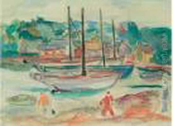 Etudie A
Munich, Puis Arrive A Paris En 1911. A Montparnasse, Il Suit Les
Cours D'une Academie Libre Et Reside A La Ruche Ou Il Se Lie A
Kremegne, Modigliani Et Soutine. Deporte En Allemagne, Epstein
Disparait En - view 1