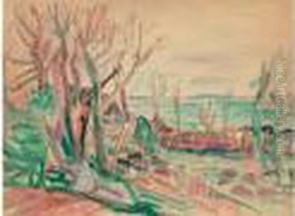 Etudie A
Munich, Puis Arrive A Paris En 1911. A Montparnasse, Il Suit Les
Cours D'une Academie Libre Et Reside A La Ruche Ou Il Se Lie A
Kremegne, Modigliani Et Soutine. Deporte En Allemagne, Epstein
Disparait En - view 1