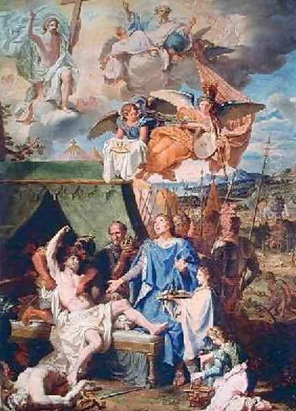 St Louis Curing the Sufferers of Scrofula - view 1