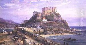 Mont Orgueil Castle by Richard Principal Leitch